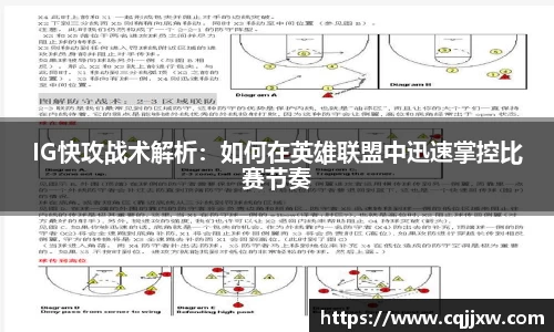 IG快攻战术解析：如何在英雄联盟中迅速掌控比赛节奏