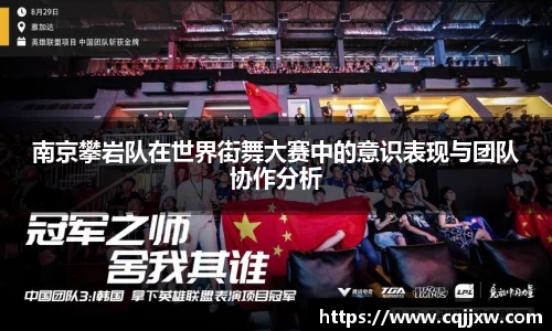 南京攀岩队在世界街舞大赛中的意识表现与团队协作分析